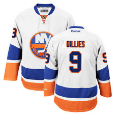 New York Islanders Clark Gillies #9 White Away Jersey