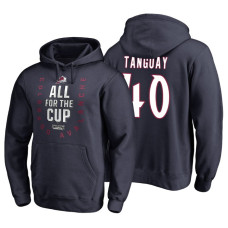 Colorado Avalanche #40 Alex Tanguay Navy 2018 Stanley Cup Playoffs Hoodie Hoodie