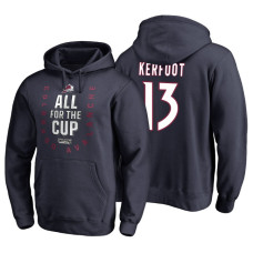 Colorado Avalanche #13 Alexander Kerfoot Navy 2018 Stanley Cup Playoffs Hoodie Hoodie