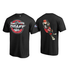 Colorado Avalanche Cale Makar Black 2017 Draft Player Pictorial T-shirt