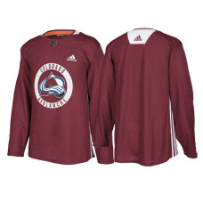 Colorado Avalanche Maroon Adidas Authentic Practice With Jersey 2022 Stanley Cup Champions Patch