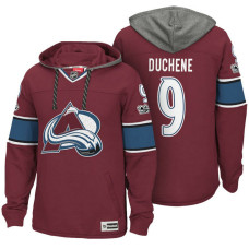 Colorado Avalanche #9 Matt Duchene Maroon Anniversary Classic Patch Hoodie