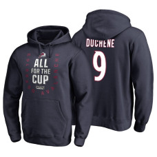 Colorado Avalanche #9 Matt Duchene Navy 2018 Stanley Cup Playoffs Hoodie Hoodie