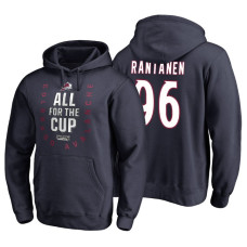 Colorado Avalanche #96 Mikko Rantanen Navy 2018 Stanley Cup Playoffs Hoodie Hoodie