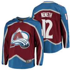 Colorado Avalanche #12 Breakaway Fanatics branded Patrik Nemeth With Jersey 2022 Stanley Cup Champions Patch Burgundy