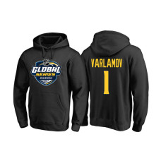 Colorado Avalanche #1 Semyon Varlamov Black 2017 Global Series Pullover Hoodie