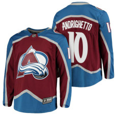 Colorado Avalanche #10 Breakaway Fanatics branded Sven Andrighetto With Jersey 2022 Stanley Cup Champions Patch Burgundy