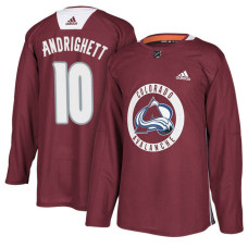 Colorado Avalanche #10 Maroon New Season Practice Sven Andrighetto Jersey