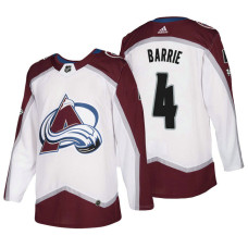 Colorado Avalanche #4 Tyson Barrie White New Season Team Road With Jersey 2022 Stanley Cup Champions Patch