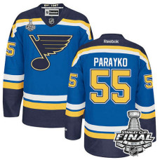 St. Louis Blues Colton Parayko #55 Blue 2016 Stanley Cup Jersey