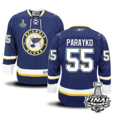 St. Louis Blues Colton Parayko #55 Navy Blue 2016 Stanley Cup Jersey