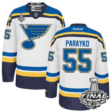 St. Louis Blues Colton Parayko #55 White 2016 Stanley Cup Jersey