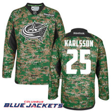 Columbus Blue Jackets William Karlsson #25 Digital Camo Veteran's Day Practice Jersey