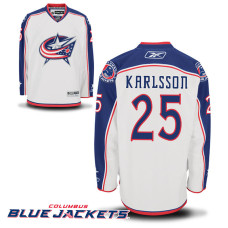 Columbus Blue Jackets William Karlsson #25 White Away Premier Jersey