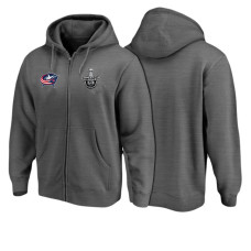 Columbus Blue Jackets Black 2017 Stanley Cup Playoff Full-Zip Pullover Hoodie