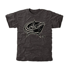 Columbus Blue Jackets Black Rink Warrior Tri-Blend T-Shirt