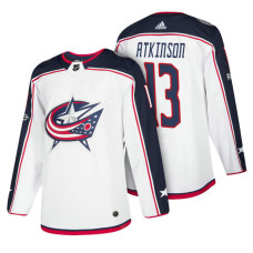 Columbus Blue Jackets #13 Cam Atkinson White 2018 New Season Team Road Jersey