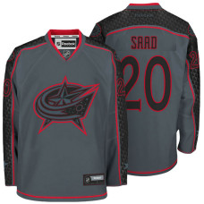 Columbus Blue Jackets Brandon Saad #20 Storm Cross Check Premier Jersey