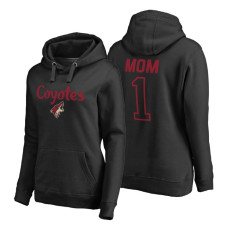 Arizona Coyotes 2018 Fanatics Mother's Day Number 1 Mom Pullover Hoodie Black