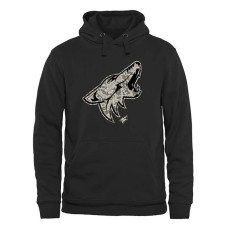 Arizona Coyotes Black Rink Warrior Fleece Pullover Hoodie