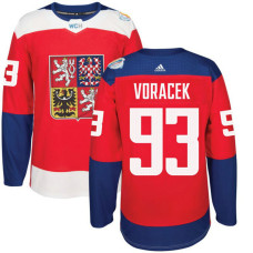 Czech Republic Team 2016 World Cup of Hockey #93 Jakub Voracek Red Premier Jersey