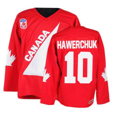 Canada Team Dale Hawerchuk #10 Red Premier Olympic Jersey