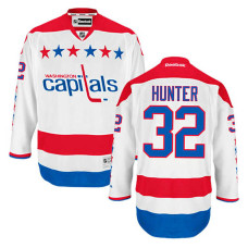 Washington Capitals Dale Hunter #32 White Alternate Jersey