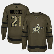 Dallas Stars #21 Camo Salute To Service Antoine Roussel Jersey