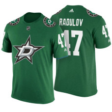 Dallas Stars #47 Alexander Radulov Green Adidas Player T-shirt