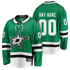 Dallas Stars 2018 Fanatics Branded Custom Jersey Green