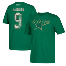 Dallas Stars Green Mike Modano #9 CCM Retired Player Vintage T-shirt