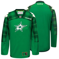 Dallas Stars Green St. Patrick Day Blank Jersey