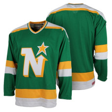 Dallas Stars Team Logo Green Vintage Home Premier Jersey