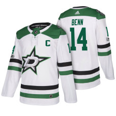 Dallas Stars #14 Jamie Benn White 2018 New Season Team Road Jersey