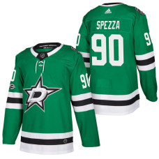 Dallas Stars #90 Jason Spezza Green 2018 New Season Home Authentic Jersey With Anniversary Patch