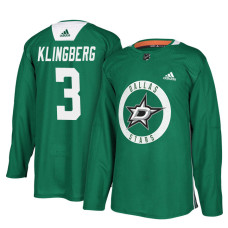 Dallas Stars #3 Green New Season Practice John Klingberg Jersey