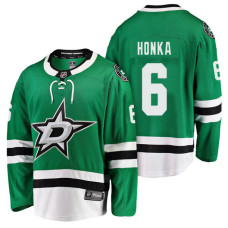 Dallas Stars #6 Breakaway Player Julius Honka Jersey Kelly Green