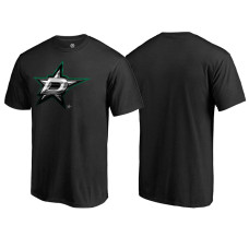 Dallas Stars Black Crew Neck Midnight Mascot Team T-shirt