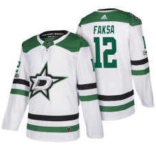 Dallas Stars #12 Radek Faksa White 2018 New Season Team Road Jersey