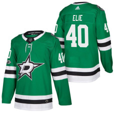 Dallas Stars #40 Remi Elie Green 2018 New Season Home Authentic Jersey With Anniversary Patch