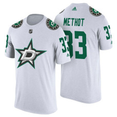 Dallas Stars #33 Marc Methot White Adidas Player T-shirt