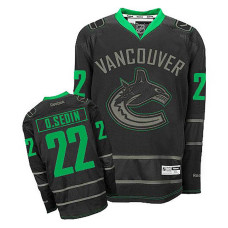 Vancouver Canucks Daniel Sedin #22 Black Premier Jersey