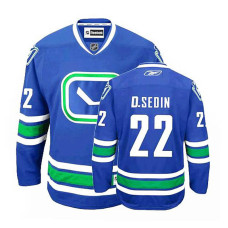 Vancouver Canucks Daniel Sedin #22 Royal Blue Alternate Jersey