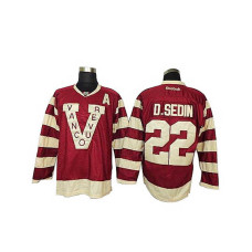 Vancouver Canucks Daniel Sedin #22 Red Premier Jersey