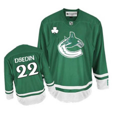 Vancouver Canucks Daniel Sedin #22 Green St. Patrick's Day Jersey