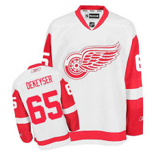 Detroit Red Wings Danny DeKeyser #65 White Away Jersey