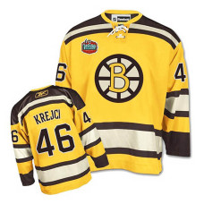 Boston Bruins David Krejci #46 Gold Winter Classic Jersey