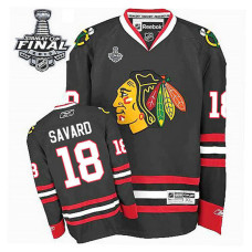 Chicago Blackhawks Denis Savard #18 Black 2015 Stanley Cup Alternate Jersey