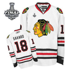 Chicago Blackhawks Denis Savard #18 White 2015 Stanley Cup Away Jersey