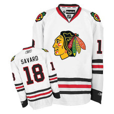 Chicago Blackhawks Denis Savard #18 White Away Jersey